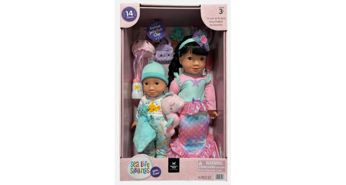 Sealife Sibling Doll Set