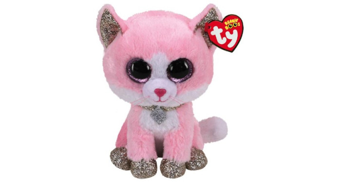 TY Beanie Boos - Fiona The Pink Cat