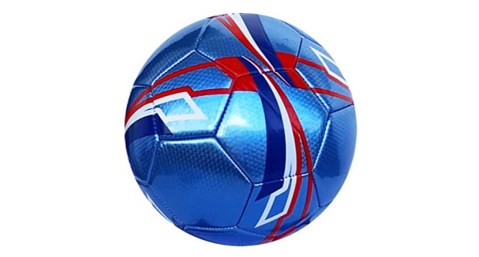 Soccer Ball 9" Official Size Asst Mettalic Colors Deflated