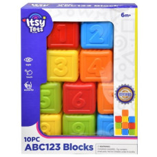 Itsy Tots 10pc Plastic Block Set