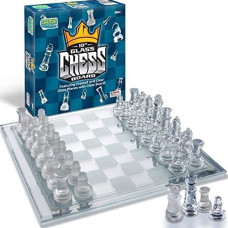 Gamie Glass 10" Chess Set