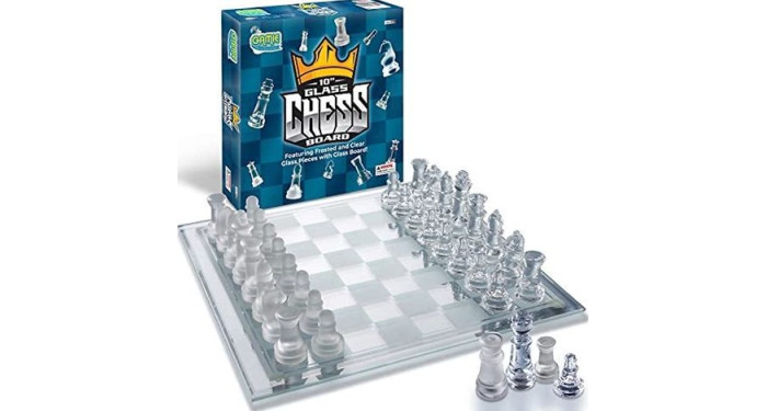 Gamie Glass 10" Chess Set Gamie Glass 10" Chess Set