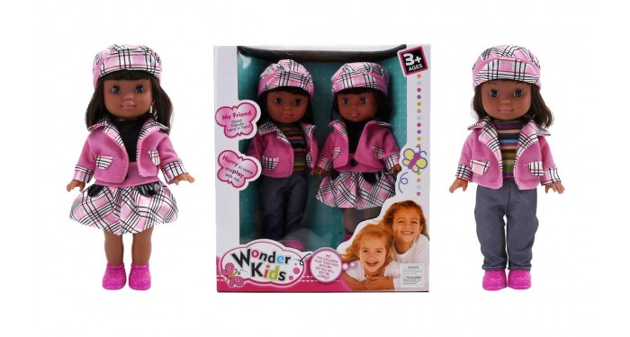 Wonder Kids 10" Twin Doll Set 