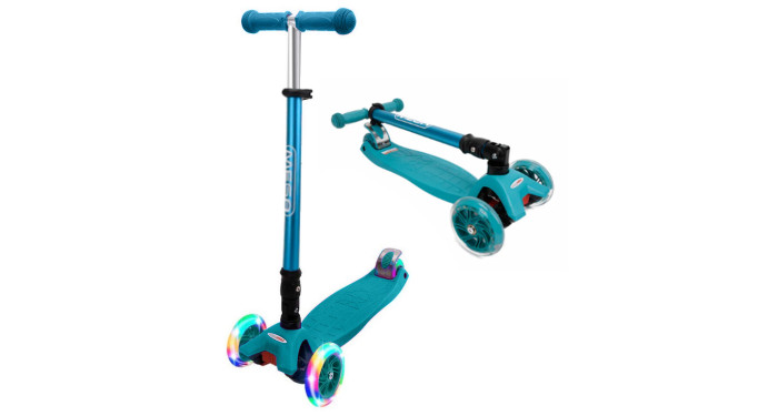 ChromeWheels Mini Plus Glidekick Scooter Aqua