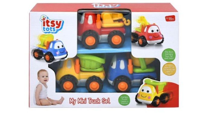 Itsy Tots My First Mini Truck Set