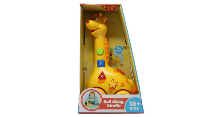 Roll Along Giraffe with Music & Lights