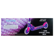 Kugoo 28" Purple Scooter w/ Light up Wheels