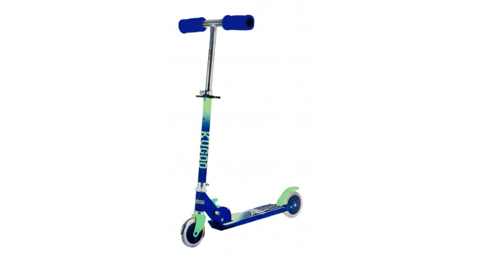 Kugoo 28" Blue Scooter w/ Light up Wheels