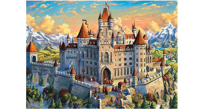 River's Edge 1000 Pc. Castle Puzzle