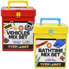 Vehicle Mix and Bathtime Mix Toy Set