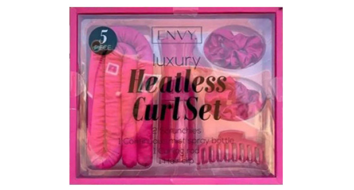Magenta Heatless Curl Set 5 pc.