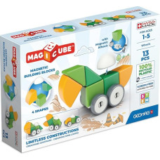 Geomag Magicube Magnetic Blocks for Toddlers – 13 Piece Set