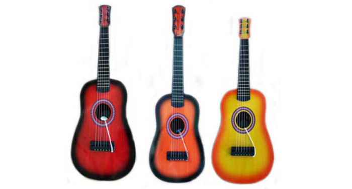 23" Guitar Yellow/Brown