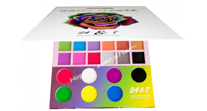 Water Flower Eyeshadow & Eyeliner Palette