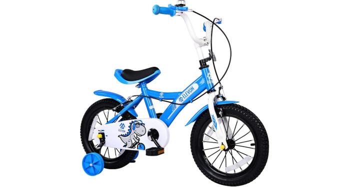18" Elevon Dinos Blue Kids Bike