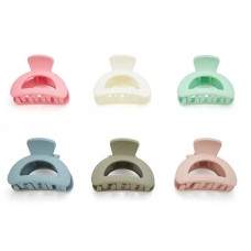 12 ct. Pastel Hair Claws Assorted 