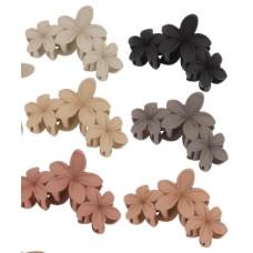 12 ct. Hair Claws Pastel Flowers Assorted 