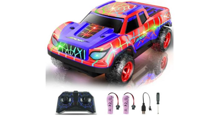 1/24 RC Car for Kids with Color‑Changing LED Lights – 2.4GHz Remote Control 1/24 RC Car for Kids with Color‑Changing LED Lights – 2.4GHz Remote Control
