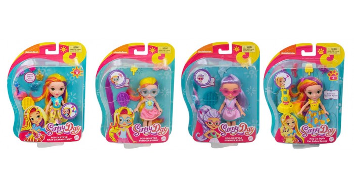 Nickelodeon Sunny Day Pop-In Style Dolls Assorted