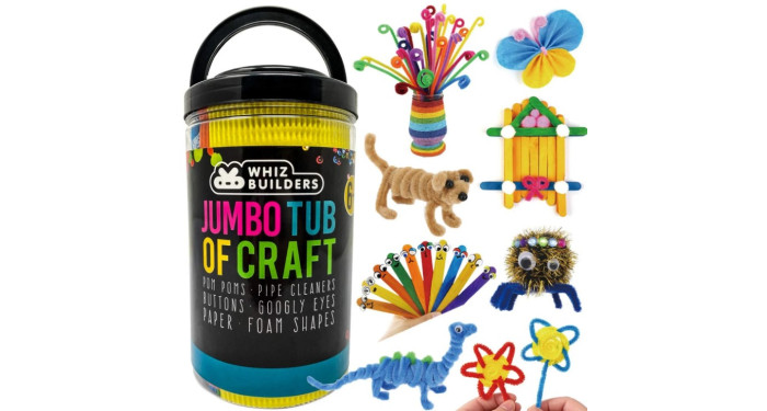 Whiz Builders Jumbo Tub of Craft