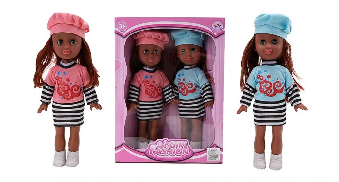 Girl Fashion 12" Doll Set 