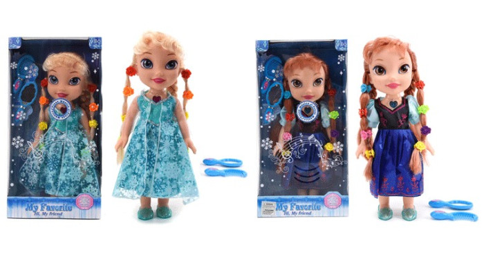 13.5" FLash Ice Princess W/ Lights & Music