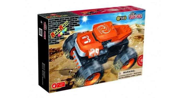 Friction Monster Race Car Set