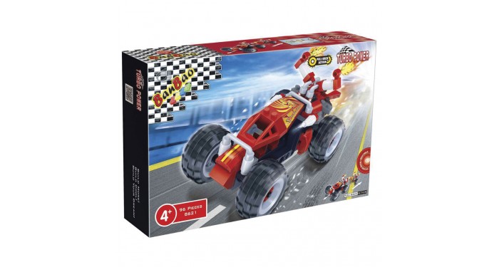 Friction Booster Race Car Set