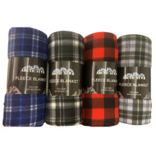Polar Fleece Blankets Plaid