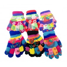 Girl's Knitted Winter Gloves 