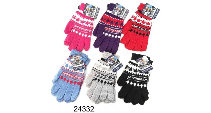 Ladies Knit Gloves 