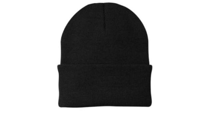 Adults Knit Hat Black