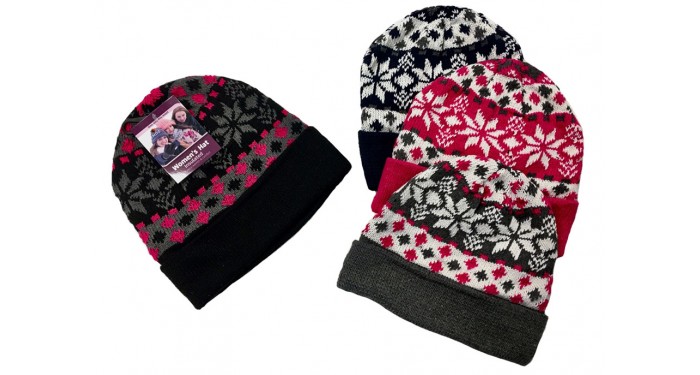 Ladies Lined Winter Hats 