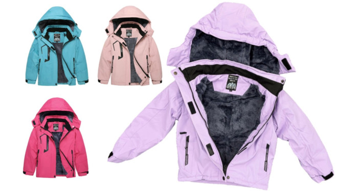 Girl's Winter Coat with Hood Size 18M